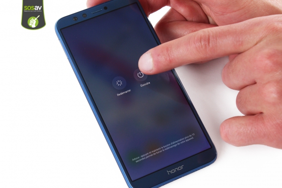 Guide photos remplacement connecteur de charge Honor 9 Lite (Etape 1 - image 2)