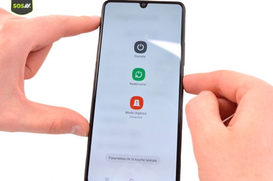 Guide photos remplacement batterie Galaxy A42 5G (Etape 1 - image 1)
