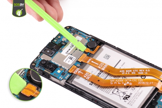 Guide photos remplacement vibreur Galaxy A20 (Etape 14 - image 1)