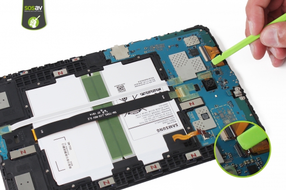 Guide photos remplacement caméra avant Galaxy Tab A 10.1" (2016) (Etape 13 - image 2)