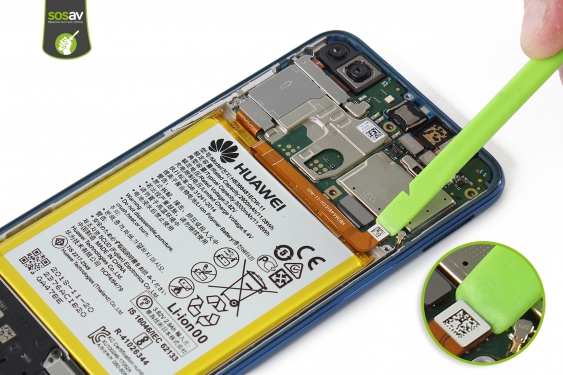 Guide photos remplacement connecteur de charge Honor 9 Lite (Etape 13 - image 1)