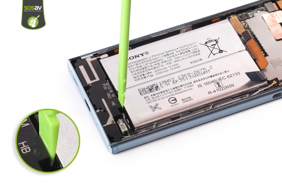 Guide photos remplacement haut-parleur externe Xperia XA2 (Etape 10 - image 2)