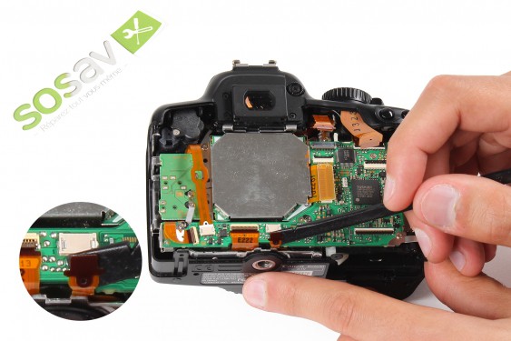 Guide photos remplacement capteur ccd Canon EOS 1000D / Rebel XS / Kiss F (Etape 23 - image 3)