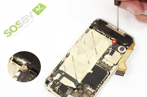 Guide photos remplacement nappe capteur proximité et luminosité + bouton power iPhone 4S (Etape 26 - image 1)