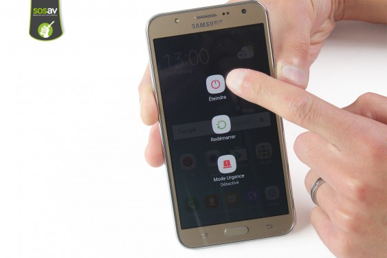 Guide photos remplacement caméra arrière Galaxy J7 2015 (Etape 1 - image 2)