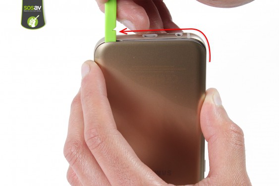 Guide photos remplacement nappe capteur proximité et luminosité Samsung Galaxy A5 2017 (Etape 5 - image 2)