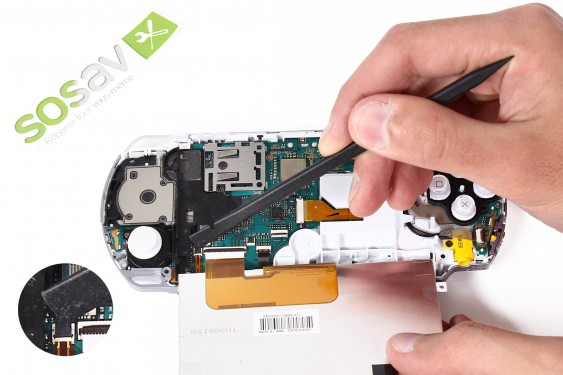 Guide photos remplacement antenne wifi PSP 3000 (Etape 22 - image 3)