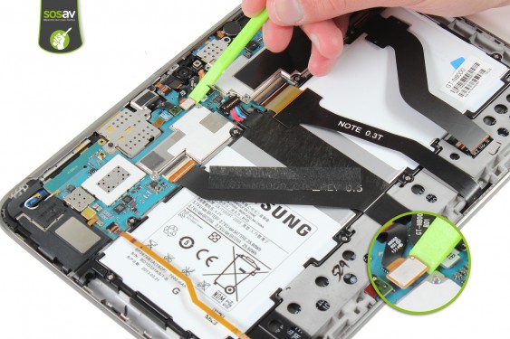Guide photos remplacement caméra avant Galaxy Note 10.1 (Etape 10 - image 1)