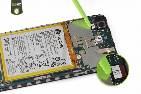 Guide photos remplacement vibreur Huawei Y7 2018 (Etape 13 - image 1)