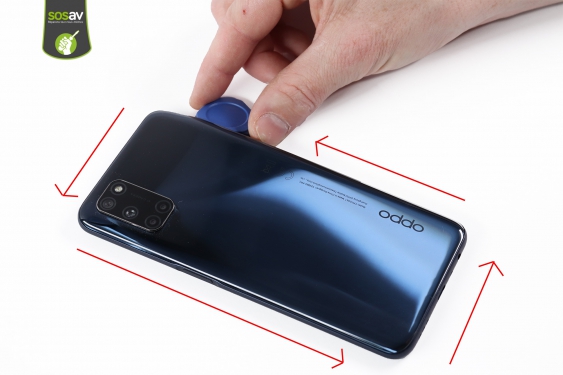 Guide photos remplacement haut-parleur interne Oppo A72 (Etape 5 - image 1)