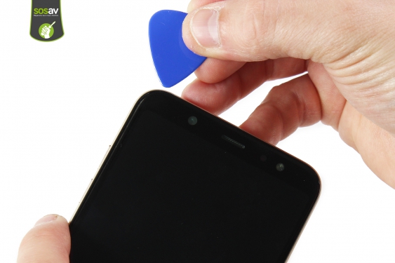 Guide photos remplacement haut-parleur externe Galaxy A6+ (2018) (Etape 7 - image 3)