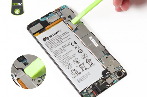Guide photos remplacement ecran complet  Huawei P8 (Etape 9 - image 1)