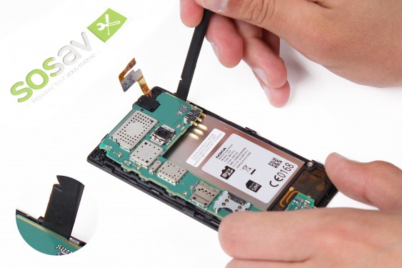 Guide photos remplacement prise jack Lumia 520 (Etape 12 - image 1)
