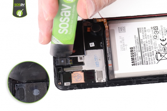 Guide photos remplacement haut-parleur interne Galaxy A30s (Etape 16 - image 2)