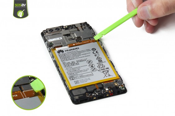Guide photos remplacement prise jack  Huawei P9 (Etape 13 - image 1)