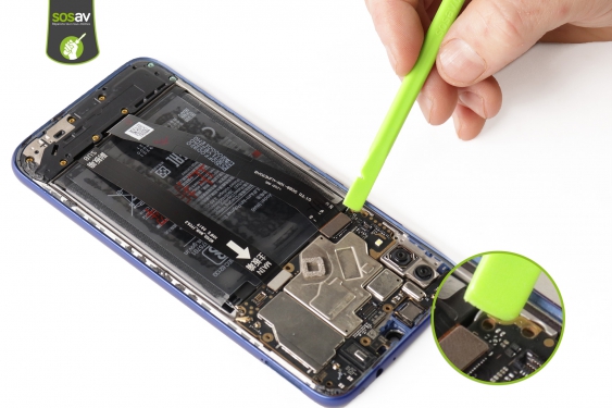 Guide photos remplacement carte mère / caméra arrière Xiaomi Redmi 7 (Etape 19 - image 1)