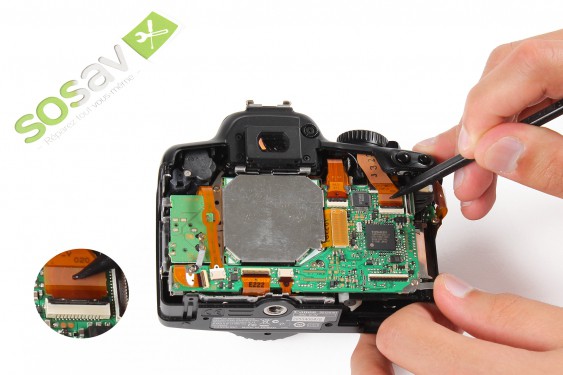 Guide photos remplacement capteur ccd Canon EOS 1000D / Rebel XS / Kiss F (Etape 18 - image 3)