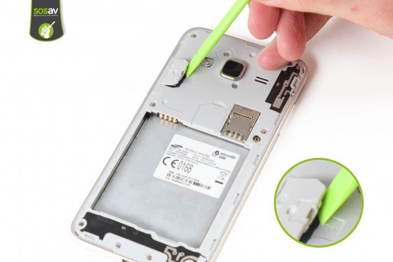 Guide photos remplacement caméra avant Samsung Galaxy J3 2016 (Etape 6 - image 2)