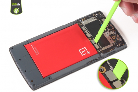 Guide photos remplacement haut-parleur interne OnePlus One (Etape 8 - image 1)