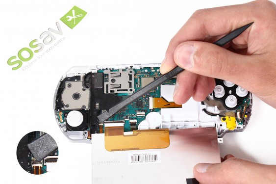 Guide photos remplacement antenne wifi PSP 3000 (Etape 22 - image 4)