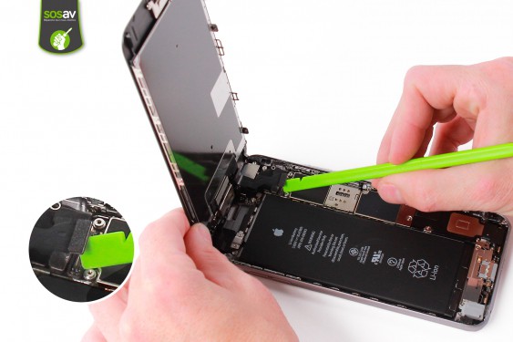 Guide photos remplacement haut-parleur interne iPhone 6S Plus (Etape 7 - image 2)