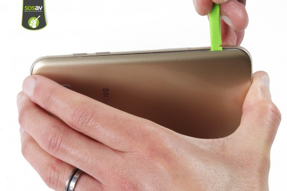 Guide photos remplacement nappe capteur proximité et luminosité Samsung Galaxy A5 2017 (Etape 3 - image 2)