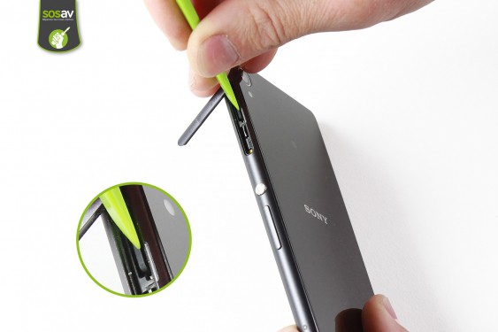 Guide photos remplacement carte microsd Xperia Z3 (Etape 3 - image 2)