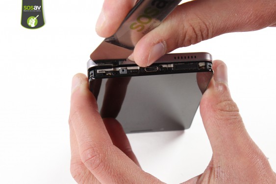 Guide photos remplacement nappe boutons power et volume Honor 7 (Etape 4 - image 4)