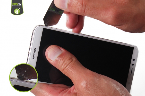 Guide photos remplacement câble d'interconnexion Huawei Y6 2018 (Etape 4 - image 1)