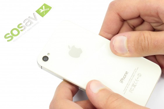 Guide photos remplacement nappe capteur proximité et luminosité + bouton power iPhone 4S (Etape 4 - image 1)