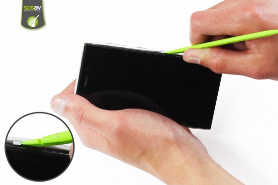 Guide photos remplacement nappe contacts prise jack / capteur proximité et luminosité Xiaomi MI3 (Etape 4 - image 1)