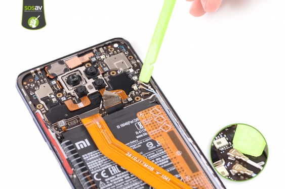 Guide photos remplacement haut-parleur interne Xiaomi Mi 10T Lite (Etape 16 - image 1)