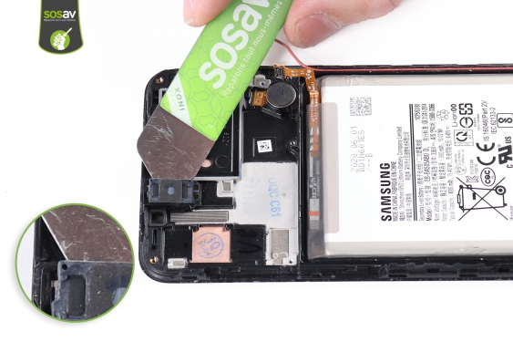 Guide photos remplacement haut-parleur interne Galaxy A30s (Etape 16 - image 3)