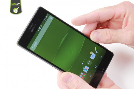 Guide photos remplacement carte microsd Xperia Z3 (Etape 1 - image 1)