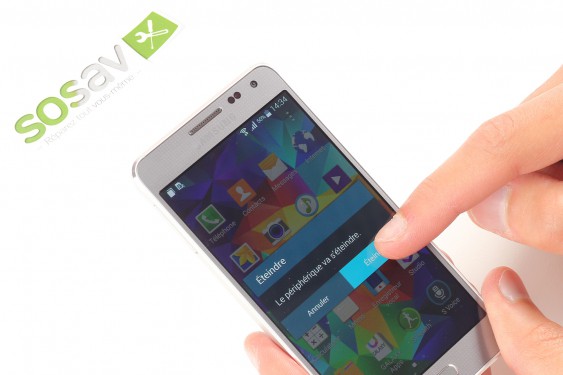 Guide photos remplacement ecran complet Samsung Galaxy Alpha (Etape 1 - image 3)