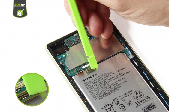 Guide photos remplacement caméra avant Xperia X (Etape 11 - image 2)