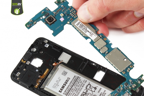 Guide photos remplacement carte mère / caméra arrière Galaxy A6 (2018) (Etape 22 - image 2)