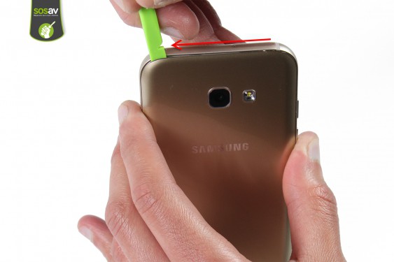 Guide photos remplacement nappe capteur proximité et luminosité Samsung Galaxy A5 2017 (Etape 4 - image 2)
