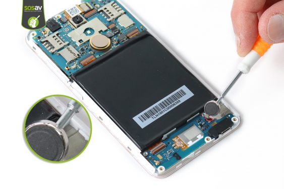 Guide photos remplacement connecteur de charge Wiko Upulse Lite (Etape 11 - image 2)