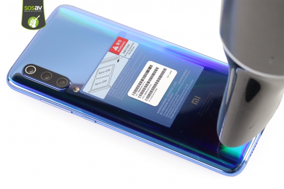 Guide photos remplacement vitre caméra + projecteur infrarouge Xiaomi Mi 9 (Etape 4 - image 1)