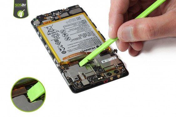 Guide photos remplacement haut-parleur interne Huawei P9 (Etape 17 - image 3)