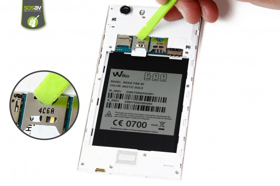 Guide photos remplacement châssis interne Wiko Ridge Fab 4G (Etape 5 - image 2)