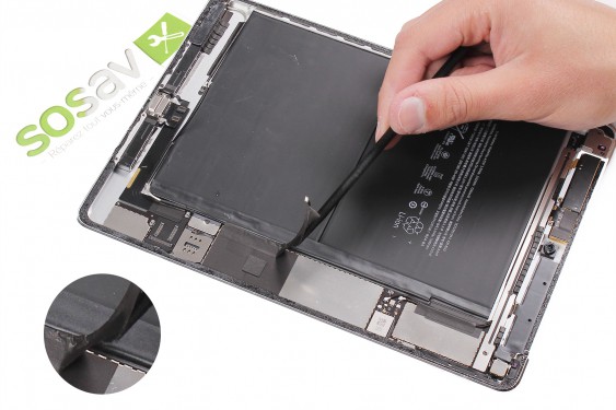Guide photos remplacement câble d'interconnexion de l'antenne gsm/edge/3g/4g iPad Air 2 3G (Etape 14 - image 2)