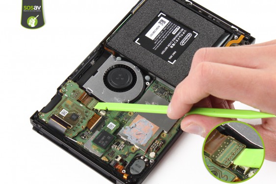 Guide photos remplacement lecteur cartouches / prise jack Nintendo Switch (Etape 17 - image 1)