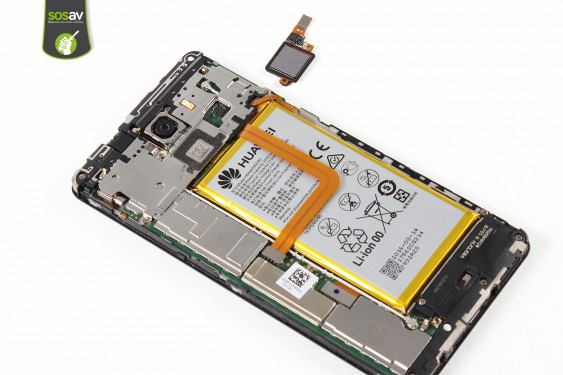 Guide photos remplacement nappe boutons power et volume Honor 7 (Etape 7 - image 4)