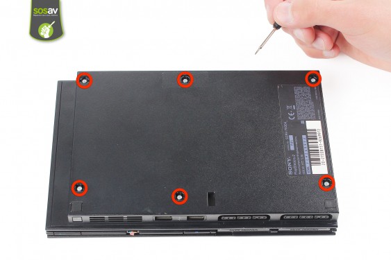 Guide photos remplacement carte mère Playstation 2 Slim (Etape 3 - image 1)