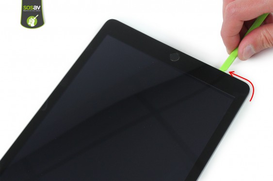 Guide photos remplacement bouton home / touch id iPad 5 (2017) (Etape 5 - image 1)