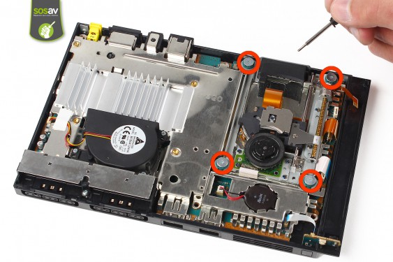 Guide photos remplacement carte mère Playstation 2 Slim (Etape 6 - image 3)