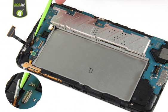 Guide photos remplacement nappe lcd Galaxy Tab 3 7" (Etape 15 - image 2)