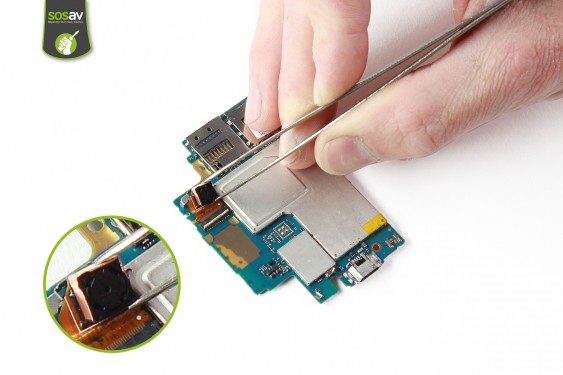 Guide photos remplacement caméra avant Xperia Z3 (Etape 26 - image 2)